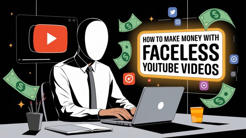 How to Make Money with Faceless YouTube Videos - By makemoneyathome.com